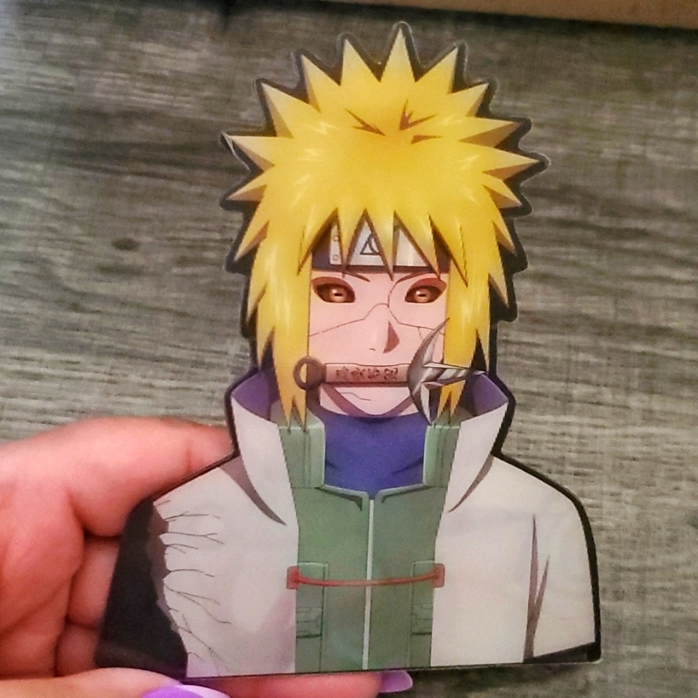 🍒🍒 Naruto Anime: Fourth Hokage Minato Namikaze Motion Sticker